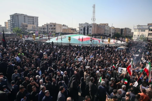 The funeral for Seyed Ebrahim Raisi, the President of Iran, and his companions in Tehran