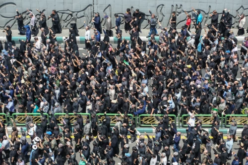 The funeral for Seyed Ebrahim Raisi, the President of Iran, and his companions in Tehran