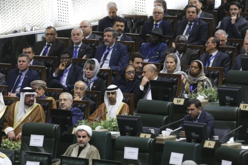 The opening ceremony of the 12th term of The Islamic Consultative Assembly