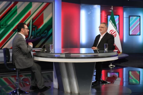 Alireza Zakani on the "Safe Aval (Prime Row)" program on the News Network
