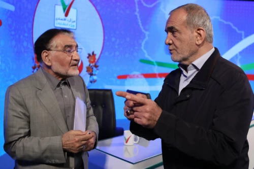 Massoud Pezeshkian on the Economic Roundtable program on Channel Three