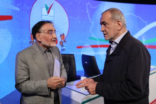 Massoud Pezeshkian on the Economic Roundtable program on Channel Three