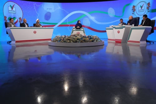 Mohammad Bagher Ghalibaf on the Economic Roundtable program on Channel One