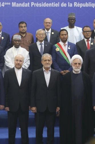 The inauguration ceremony of Iran's 14th presidential term, Masoud Pezeshkian.