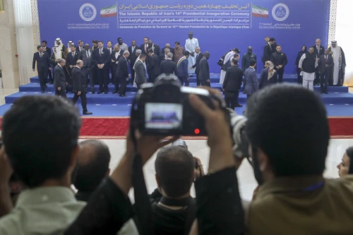 The inauguration ceremony of Iran's 14th presidential term, Masoud Pezeshkian.