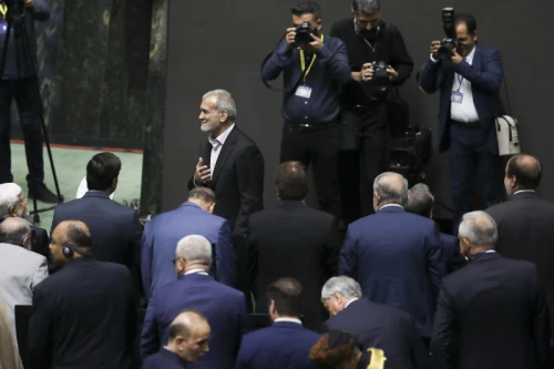 The inauguration ceremony of Iran's 14th presidential term, Masoud Pezeshkian.