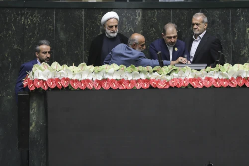 The inauguration ceremony of Iran's 14th presidential term, Masoud Pezeshkian.