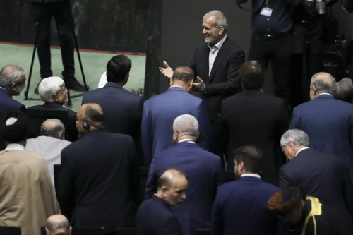 The inauguration ceremony of Iran's 14th presidential term, Masoud Pezeshkian.