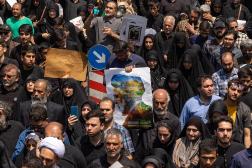 The funeral for Seyed Ebrahim Raisi, the President of Iran, and his companions in Tehran