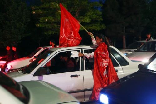Championship celebration of Tractor Football Club in the 24th Persian Gulf Pro League