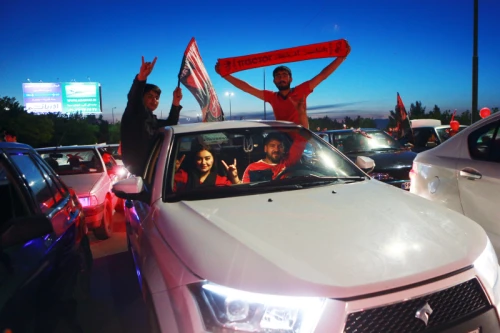 جشن قهرمانی تیم فوتبال تراکتور در بیست و چهارمین لیگ برتر فوتبال ایران