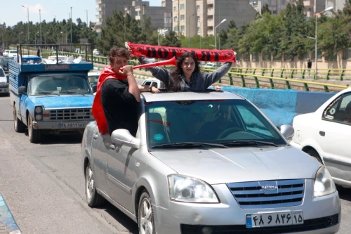 Championship celebration of Tractor Football Club in the 24th Persian Gulf Pro League