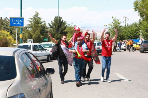 Championship celebration of Tractor Football Club in the 24th Persian Gulf Pro League
