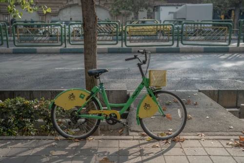 دوچرخه های شهری حمل و نقل پاک تهران