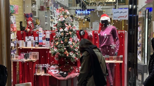 Tehran on Christmas night