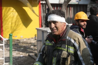 Tehran's Iconic Plasco Building Collapses After Fire