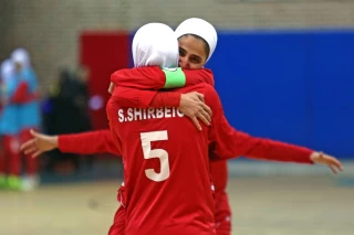 Friendly match of national women's futsal teams of Iran and Russia